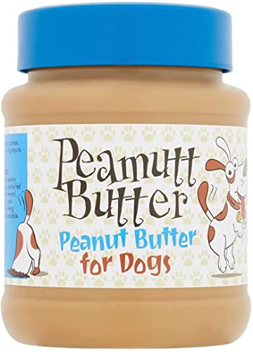Peamutt Dog Peanut Butter | Peanut Butter Dog Treat | Formulated for Dogs | No Added Sugar and Salt | No Sweeteners | Dog Friendly Texture | Perfect Dog Treat | Pack of 1x340g