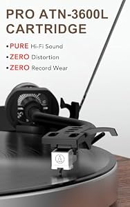 Seasonlife® All-in-One Record Player with 4 Speakers & Bluetooth, Brown — photo 4 of 6