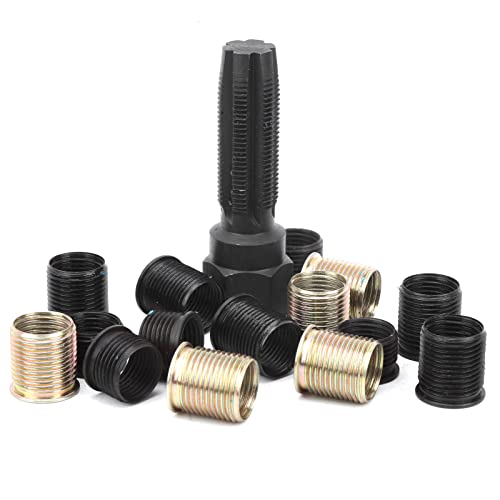 Spark Plug Thread Repair Kit, M14X1.25 Spark Plug Thread Repair Tool Screw Tap Portable Carbon Steel Rethread Kit For Rethreading Cylinder Heads #TOP3