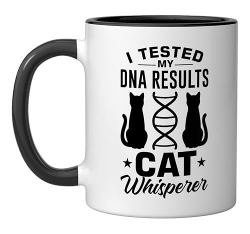 Cat DNA Test Kit with CRISPR Microbiology Mug Black/White
