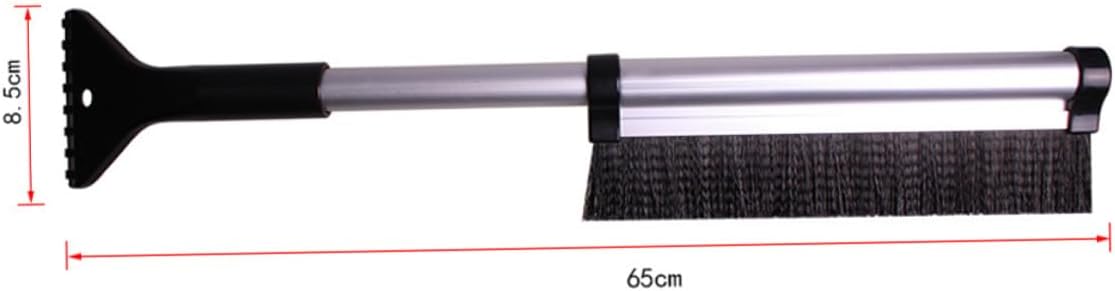 Extendable Ice Scraper Telescopic Snow Brush Aluminum Alloy Handle Car Snow Removing Tool for Winter Adjustable Ice Shovel