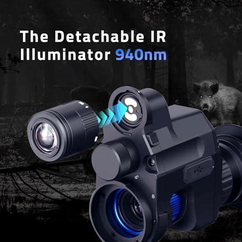 PARD Night Vision Monocular, Clip on Night Vision, NV007V2 Pro 940nm — view 3