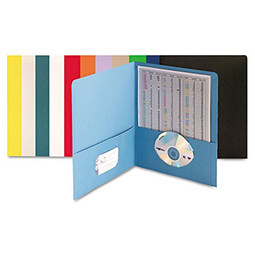 Smead 87865 Two-Pocket Folder Textured Heavyweight Paper Lavender 25/Box #TOP2