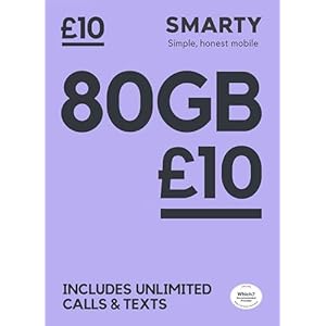SMARTY SIM Only 1 month flexible pl...