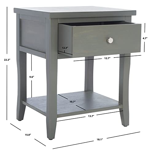 Safavieh American Homes Collection Coby End Table, French Grey #TOP1