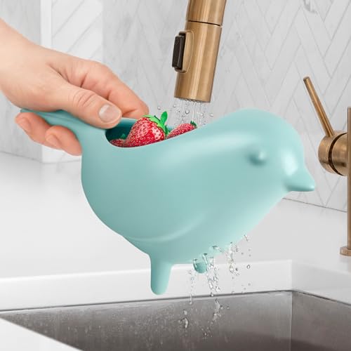 Genuine Fred 5316931 Blue Bird Ceramic Colander thumb #2