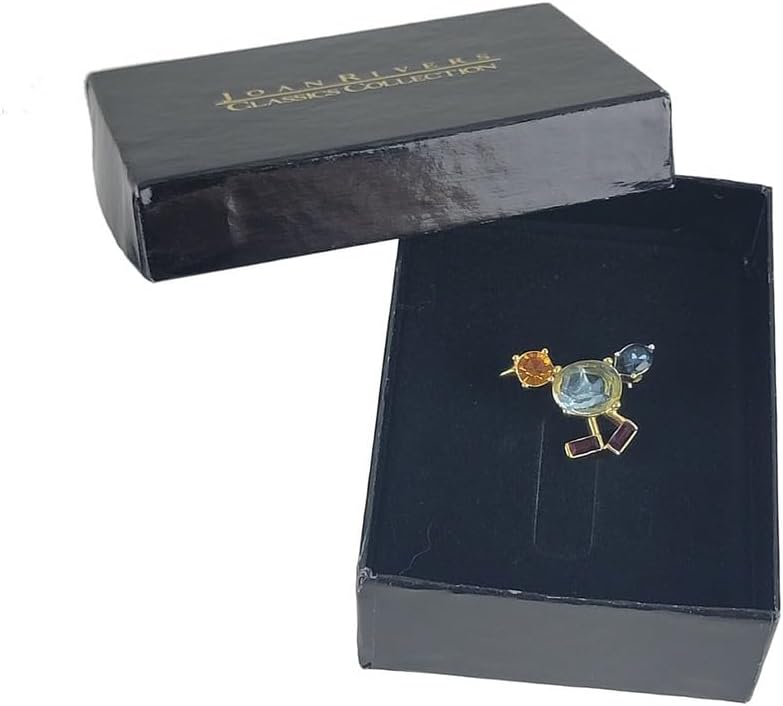 Tiny Small Multi Color Clear Black Crystal Animal Rooster Pin 7/8" Fashion Details for Ties Trendy Accessories Stylish Additions