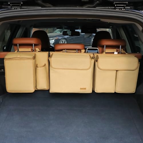 MARKSIGN Trunk Organizer, Backseat Hanging with Cooler for SUV & RV