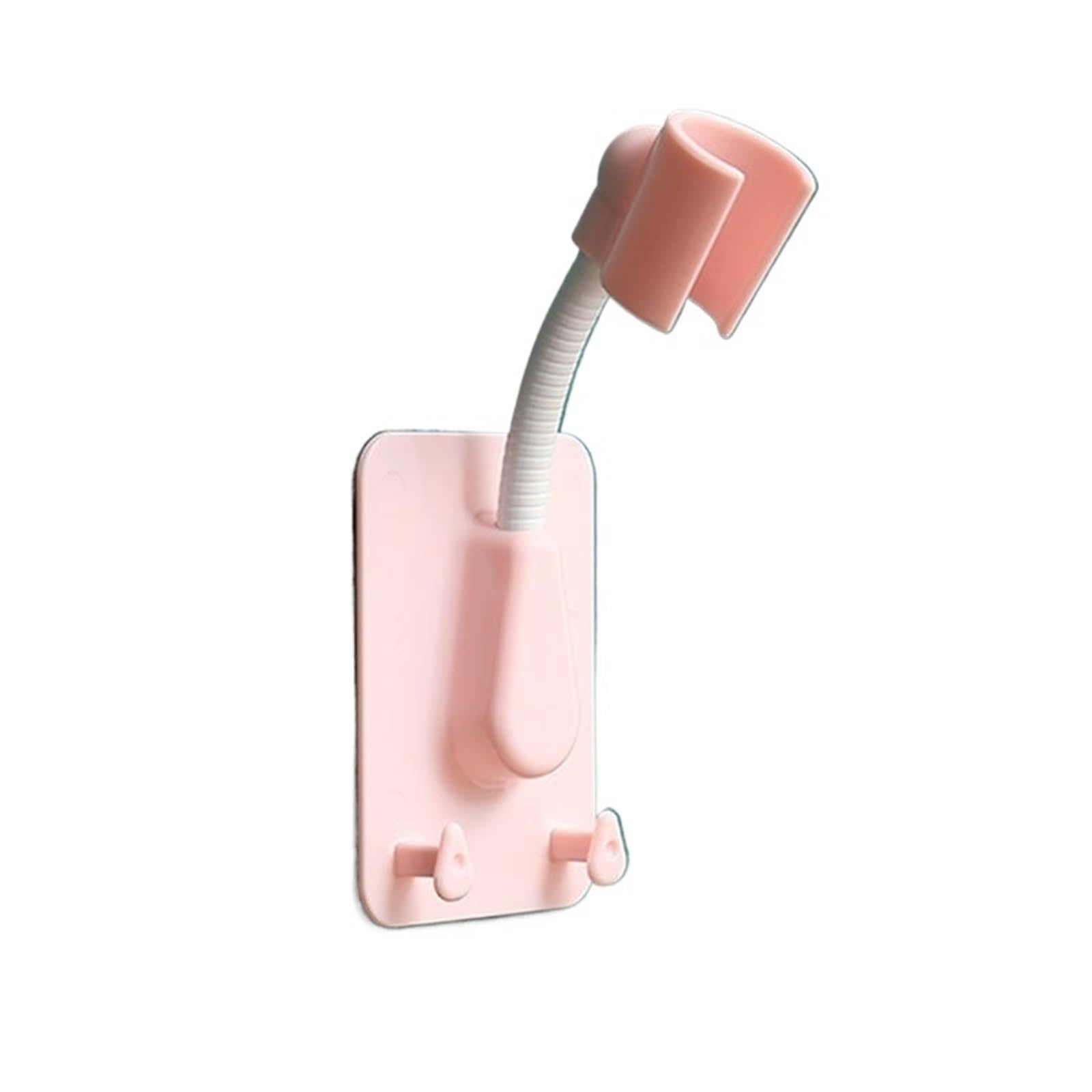 Shower Head Holder Shower Head Bracket Modern Strong Adhesive Fashionable Holder Save Space(Pink)
