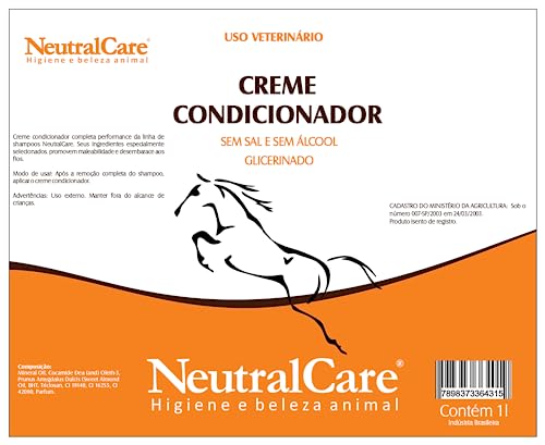 Combo Shampoo para Cavalo Neutro 5L + Condicionador 1L