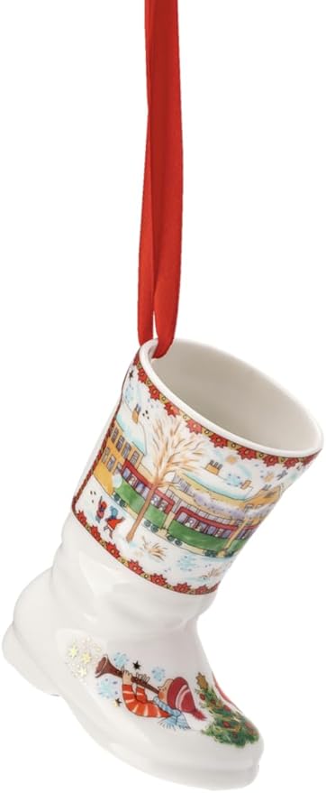 Hutschenreuther Porzellanstiefel Weihnachtsstiefel 23 Porzellanstiefel, 7,5 cm