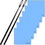 Flute Cleaning Kit, Including 2 Flute Cleaning Rod & 6 Flute Cleaning Cloth, Flute Cleaning Care Set Specially...