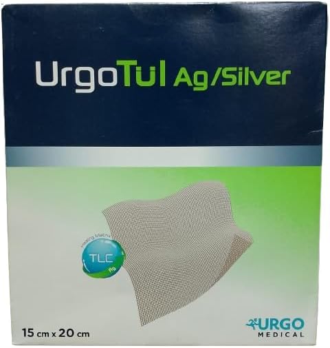 Generic UrgoTul Ag/Silver Sheet (15 x 20 cm) - Antibacterial Silver Component Dressing
