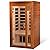 Dynamic Saunas 2-Person Home Sauna with Infrared Lighting and Integrated Speakers, Barcelona - Personal Indoor Luxury Spa for House and Gym