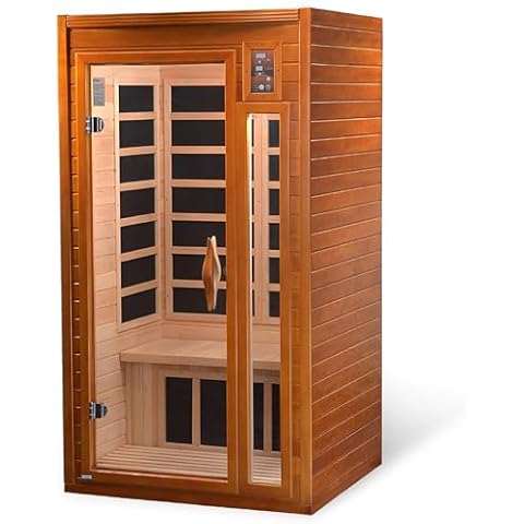 Dynamic Barcelona 1 to 2 Person Hemlock Wood Low EMF FAR Infrared Sauna Cover