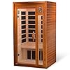 Dynamic SAUNAS AMZ-DYN-6106-01 Barcelona 1-2 Person Far Infrared Sauna - Curbside Shipping