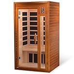 Dynamic SAUNAS AMZ-DYN-6106-01 Barcelona 1-2 Person Far Infrared Sauna - Curbside Shipping
