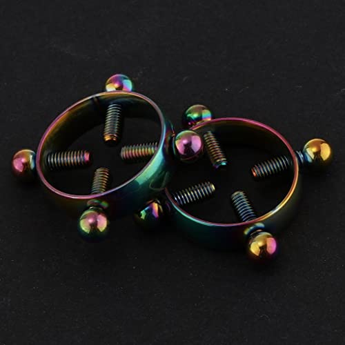 Colcolo 2 peças de aço inoxidável, braçadeira de parafuso, 4 parafusos, circular, ajuste redondo, jo