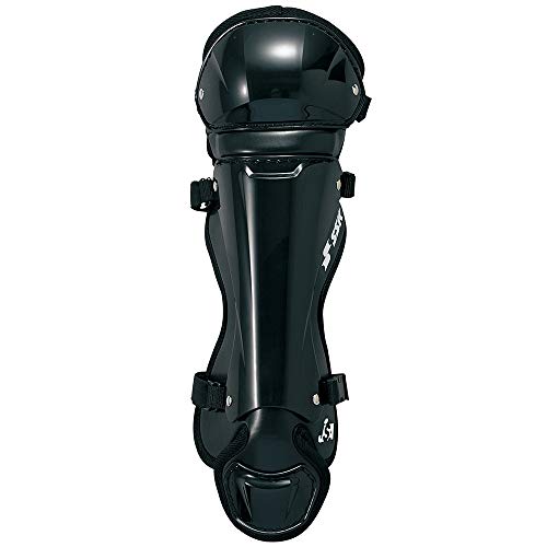 SSK CSLJ120 Boys Softball Catcher Leggers Black (90)