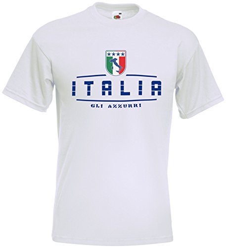 Italien Italia EM T-Shirt 2021 Fanshirt Weiß L Cover