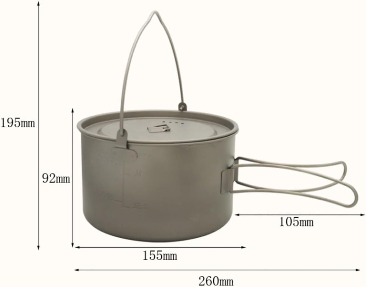 Camping Cookware Outdoor Picnic Camping Cookware Tableware Pot Set Foldable Handle Portable Pan Frying Outdoor Picnic