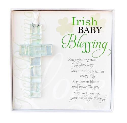The Grandparent Gift Co. 4499 The Grandparent Gift Irish Baby Blessing Handmade In Usa Cross- Irish Baby Gift cover