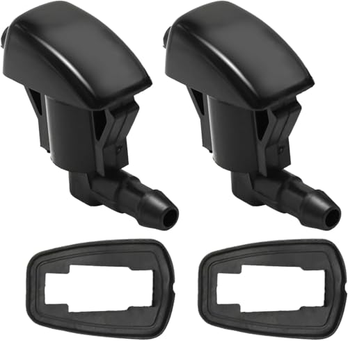 2Pcs Windshield Wiper Washer Nozzle Spray Jet Windshield Washer Nozzle Compatible with Chevrolet Traverse, GMC Acadia, Saturn Outlook Replace#25823360