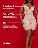Spanx Damski top modelujący Power Mama Maternity Mid-Tigh Shaper, beżowy (Black 000), 36 (rozmiar producenta: A=S), beżowy (Black 000), 36