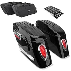 Maletas Laterales Rigidas Para Custom Craftride Alforjas rigidas para Motos Custom con Bolsas Interiores Maletas Laterales SC7