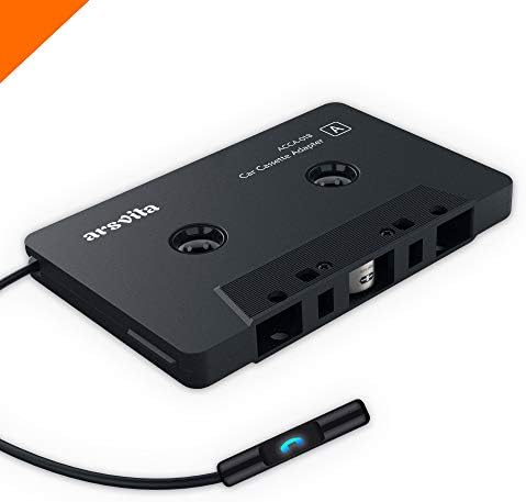 Arsvita Car Audio Bluetooth Cassette Receiver , Tape Player Bluetooth 5.0 Cassette Aux Adapter