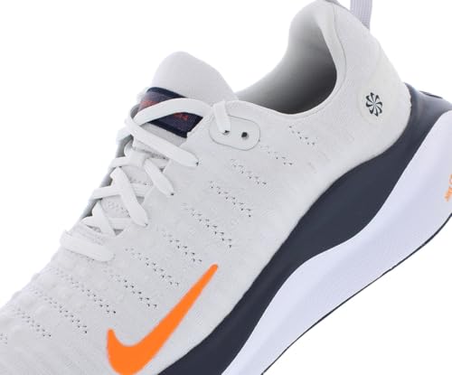 Nike Nike Reactx Infinity Run 4 Mens Shoes Size 11, Color: Platinum Tint/Total Orange-White