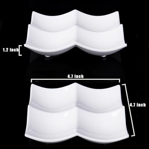 Jmckeweii DET0204 2 Pcs Deviled Egg Tray, Deviled Egg Platter, Melamine Egg Dish, Deviled Egg Plate thumb #1