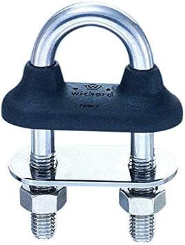 Stainless Steel Black Watertight U Bolt - Size 13/64" DIA x 2 23/64" L