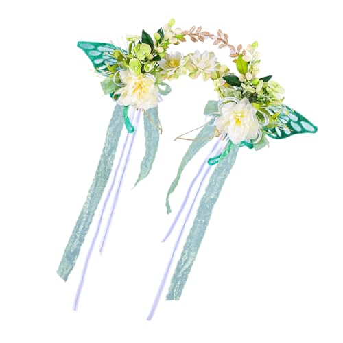 Accessoire cheveux style chinois en soie et fleurs délicates pour une coiffure d'exception