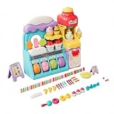 Children Nodle Toyset: paquete de arcilla para modelar táctil, juego interactivo de simulación de cocina, masa para esculpir brillante, que ofrece accesorios imaginativos | Diversión educativa para el