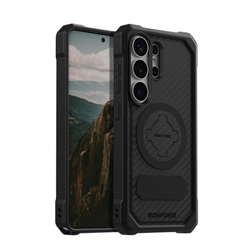 Rokform Rugged Case for Galaxy S26 Ultra Magnetic Cover Drop Tested Armor (Black)