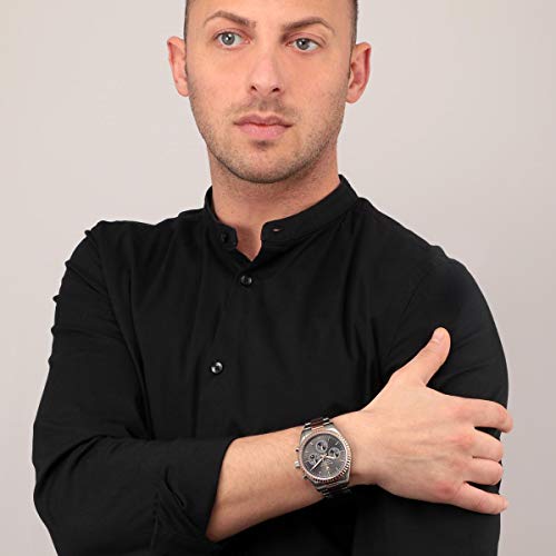 Maserati Competizione Day-Date Analog Black Dial Colormen Watch- R8853100020 - Image 4