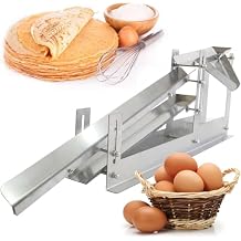 Professional Egg Yolk Separator - Premium 2mm Thickness 304 Stainless Steel Egg Liquid Filter Machine for Home Use,500-800 Eggs/Hour,Adjustable Height