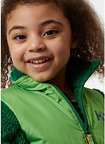 Helly Hansen Boy's K Champ 1/2 Zip Midlayer Jacket, Green, 5 Jahre