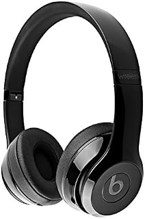 Beats Solo 3 Wireless On-Ear Headphones - Gloss Black (Renewed)
