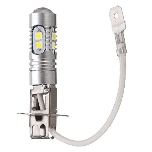 Luz de conducción H3 60W con 10 Led SMD 2835 luz blanca DRL