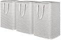 Lifewit 3 Pack Laundry Hamper Large Collapsible Laundry Baskets, Freestanding Waterproof Clothes Hamper with Easy Carry Handles in Laundry Room Bedroom Bathroom College Dorm for Adults, Gray, 3 x 80L