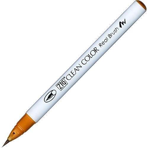 Marqueur Zig Clean Color Real Brush 061 marron clair feutre pinceau aquarelle