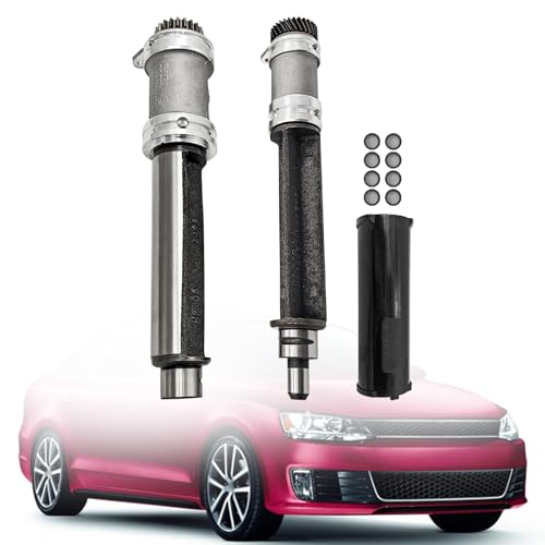 06H198205A Balance Shaft Set with Oil Strainers Fit for Audi A3 A4 A5 A6 S3 Q5 TT 2.0L 2008-2016 for VW Volkswagen Golf Jetta Amarok Beetle Eos Passat CC Tiguan 2.0L 2006-2018 EA888 06H103199