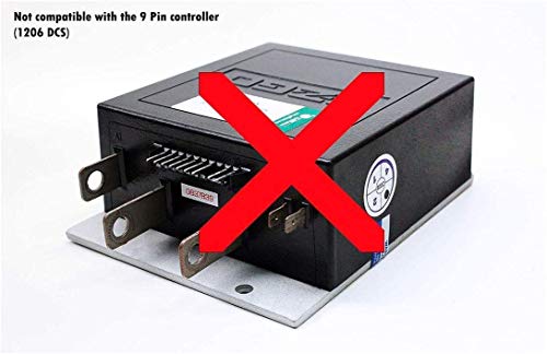 Golf Cart Speed Controller For E-Z-Go 25864G09, 36 36V Electronic Medalist & Txt Models 36-Volt 1206-4301, Upgraded 36 V 350 Amp, Series Controller, 1206 Txt Cars With 5 Pin #TOP3