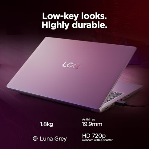 Lenovo Loq Essential | 15.6 Inch Full Hd Gaming Laptop | Amd Ryzen 7 7735HS | Nvidia Geforce Rtx 3050 | 144Hz | 16 Gb Ram | 512 Gb Ssd | Wi-Fi 6 | Windows 11 Home | Luna Grey - 11