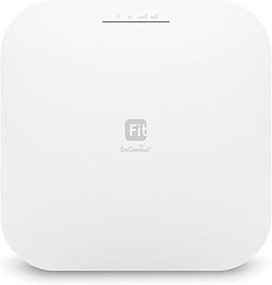 EnGenius EWS377-FIT WiFi 6 AX3600 4x4 Multi-Gigabit Access Point with 2.5Gbps Port, OFDMA, MU-MIMO, PoE+, WPA3, 1GB RAM, License-Free Cloud or On-Premise Management Tools (Power Adapter Not Included)
