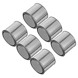 Lurrose 6 Stück Runde Farbdosen aus Eisen 0,2 L – Luftdichte Farb und Tintenbehälter mit Deckel Praktische Aufbewahrungsdosen für Farbe und Bastelbedarf