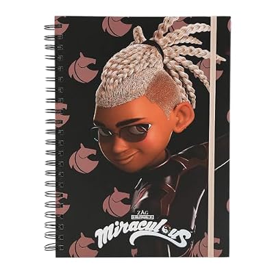 ZAG STORE - Miraculous Ladybug - Super Heroes Notebook Pegasus A5