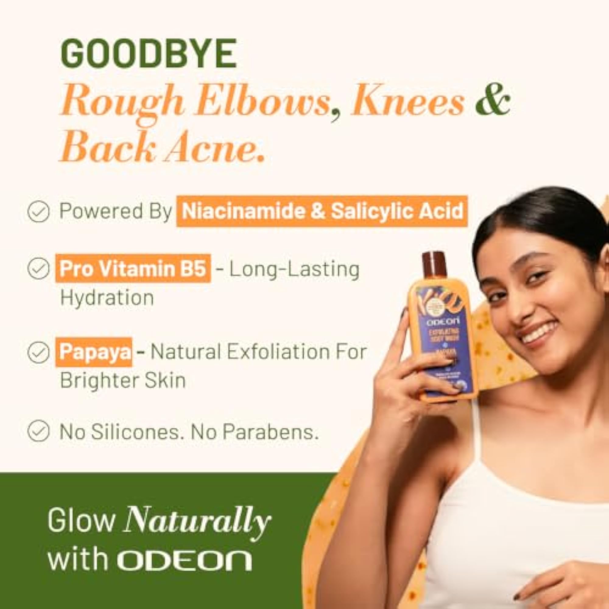 Papaya & Carrot Exfoliating Body Wash for Glowing Skin